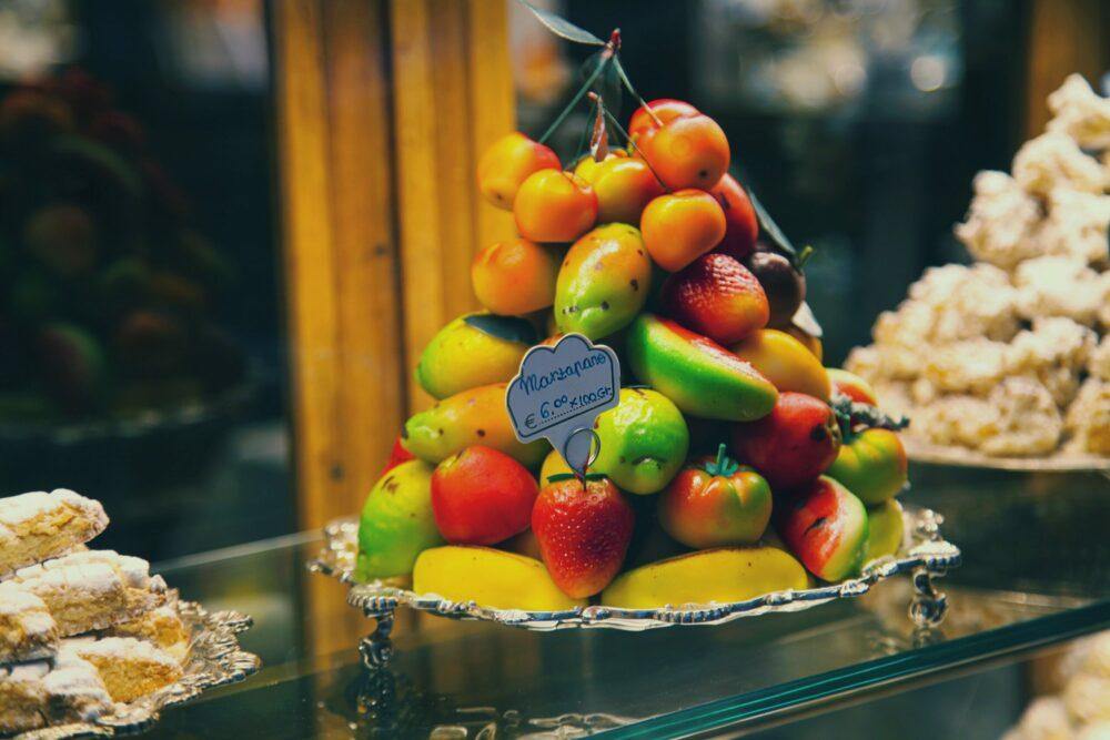 Italian marzipan sweets