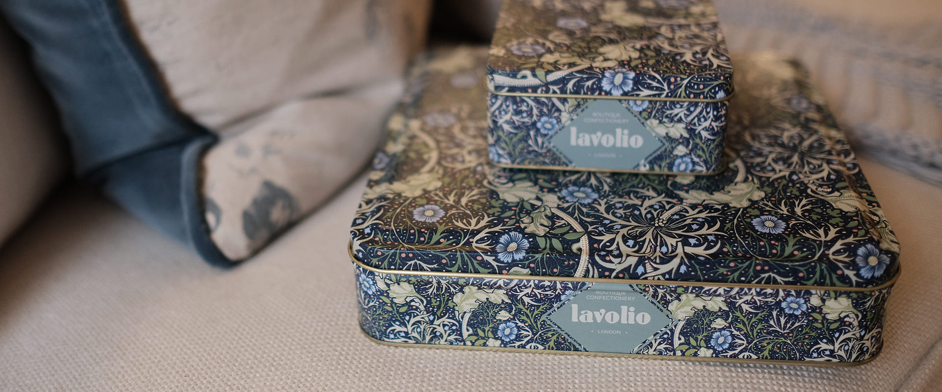 Lavolio boutique confectionary beautiful designed tins