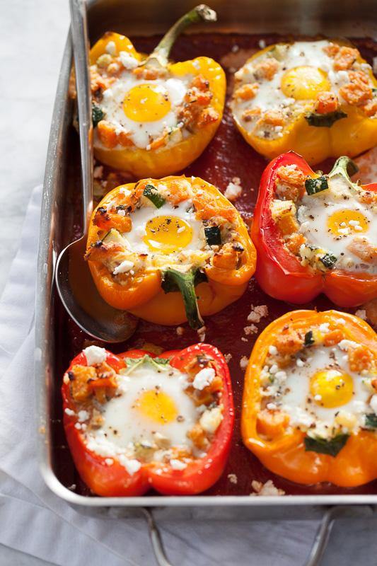 confectionery breakfast peppers eggs vegetarian