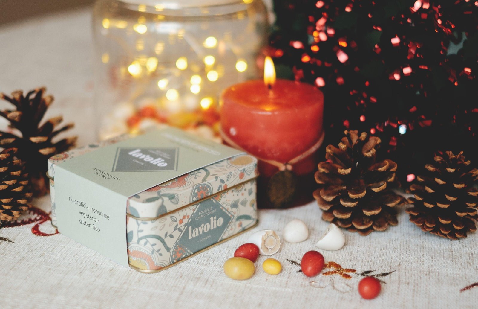 Lavolios decadent spiced on christmas table