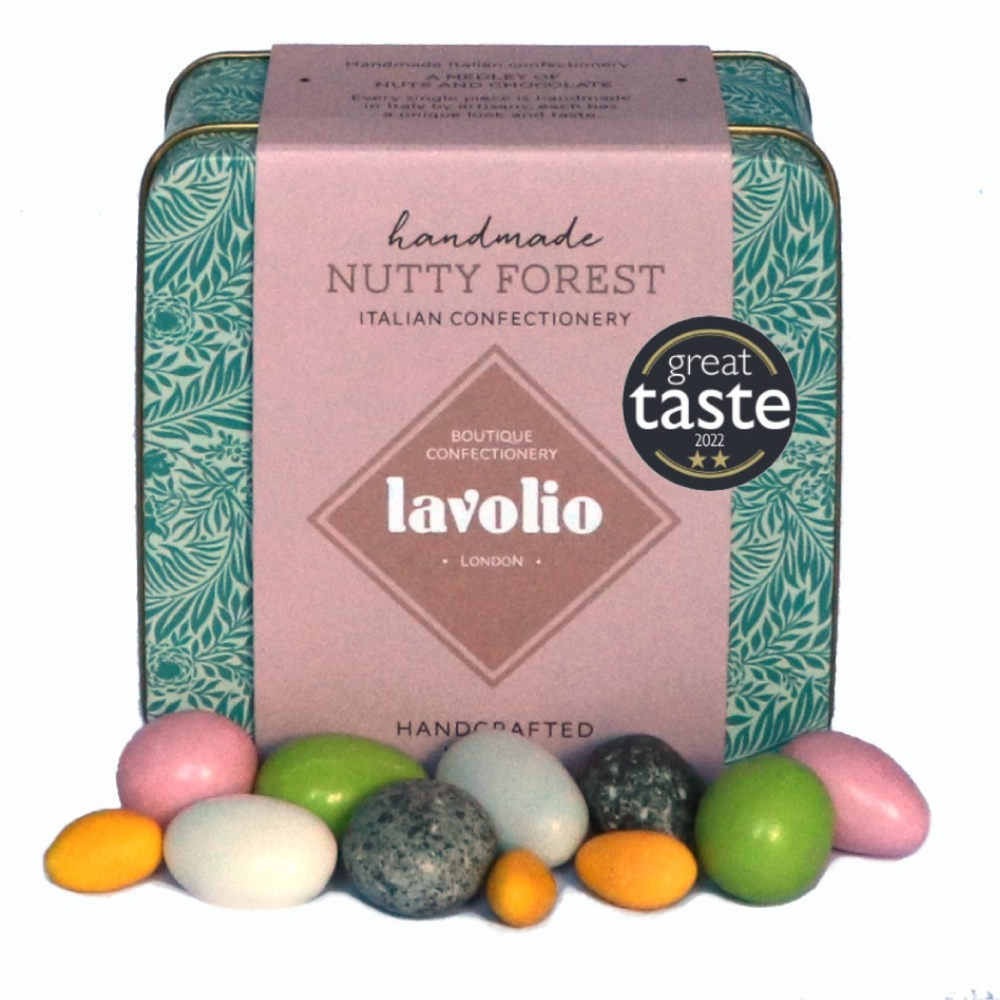 Lavolio Boutique Confectionery William Morris Nutty Forest chocolates