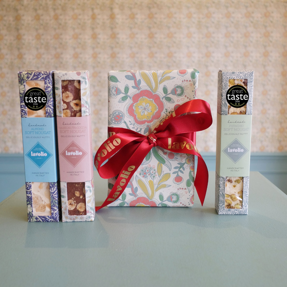 GIFT-WRAPPED SOFT NOUGAT - PACK OF 3
