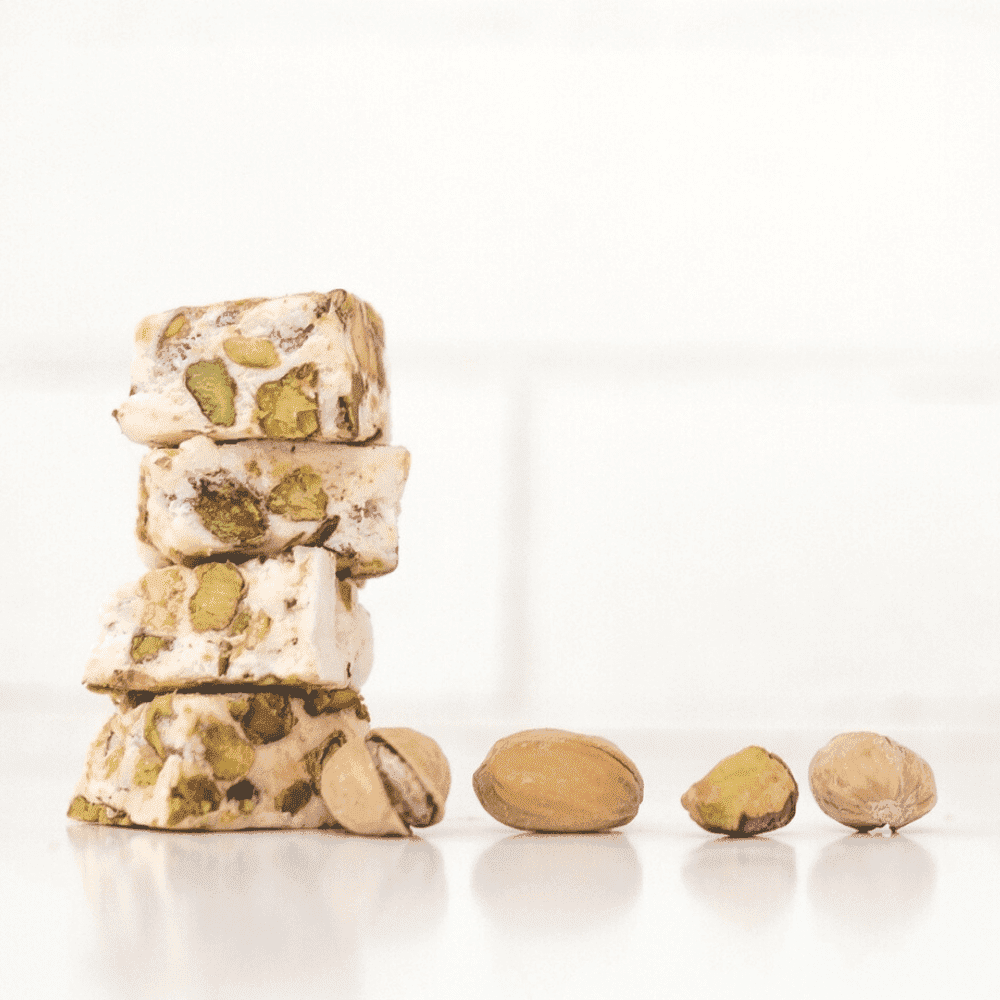 Lavolio boutique confectionery London pistachio soft nougat